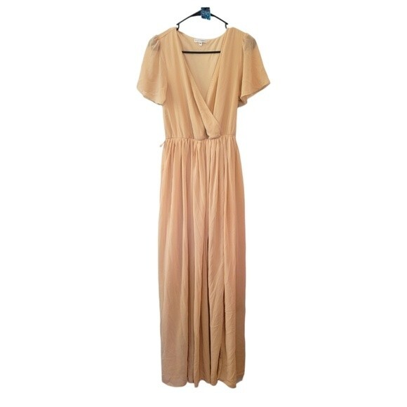 Baltic Born Kristina Maxi Dress Size Medium in Natural Color - Picture 1 of 10